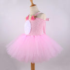 Kids Cute Tutu Dress with Ears Headband Bow Ties Tail Set Bunny Costume