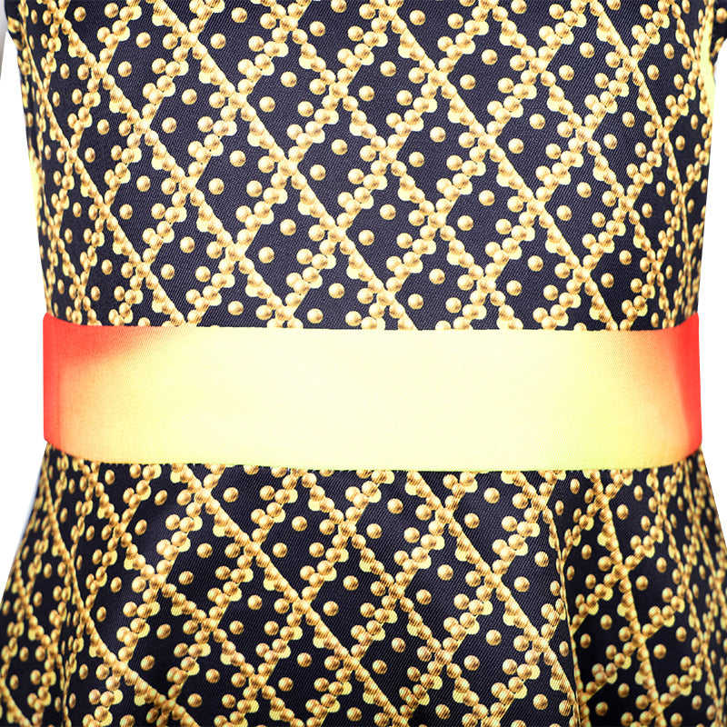 Kids Elemental Cosplay Costume Ember Lumen Dress and Wade Ripple Suit