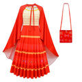Kids Dolores Dress Long Sleeve A-Line Dolores Madrigal Cosplay Costume