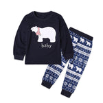 Family Christmas Pajamas Set Casual Winter Long Sleeve Parent-child Family Matching Clothes