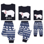 Family Christmas Pajamas Set Casual Winter Long Sleeve Parent-child Family Matching Clothes