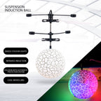 Hands Free Mini Drone Fancy Crystal Flying Ball LED Light RC Drone Induction Aircraft Toys