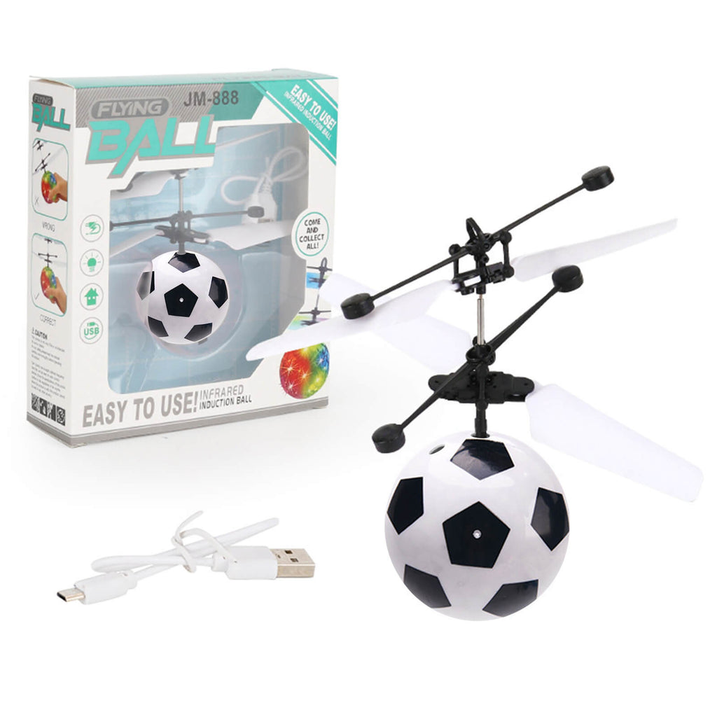 Hands Free Mini Drone Fancy Crystal Flying Ball LED Light RC Drone Induction Aircraft Toys