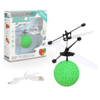 Hands Free Mini Drone Fancy Crystal Flying Ball LED Light RC Drone Induction Aircraft Toys