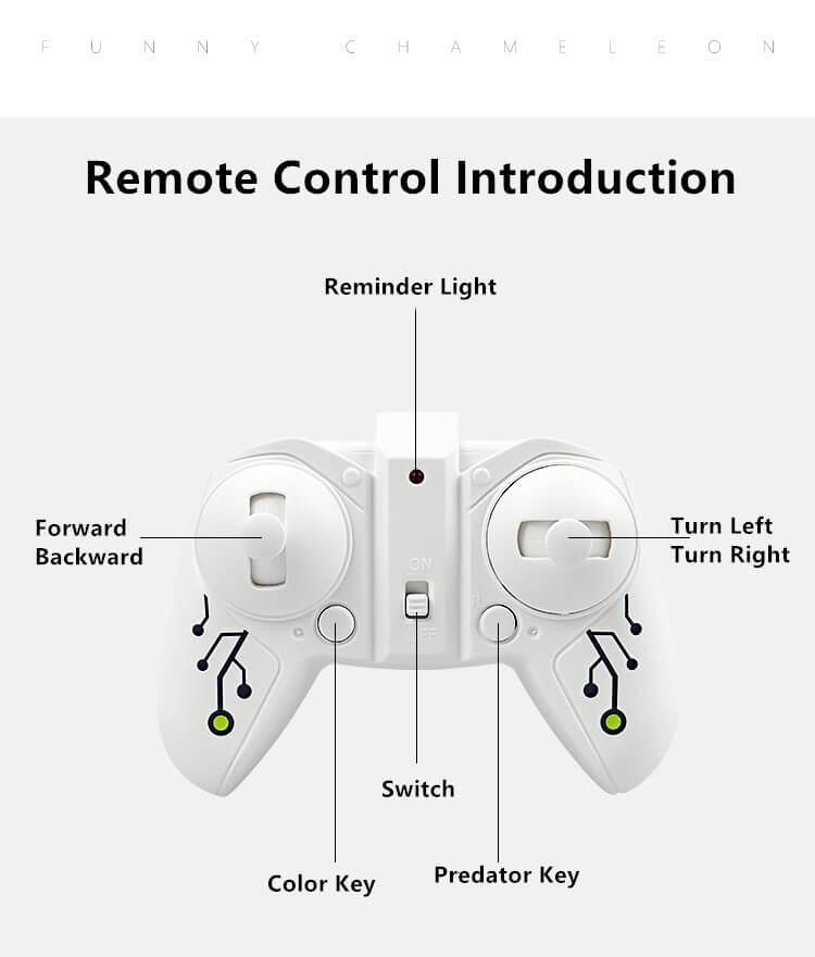 2.4G Remote Control Foraging Chameleon Robotic Intelligent Dinobot Dinosaur Toys Electronic Pet