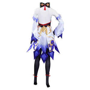 Youth and Adult Ganyu Cosplay Costume Halloween Sexy Dress Women Jumpsuit Outfit Props set