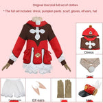 Klee Cosplay Costume Adult Klee Halloween Party Outfit Game Fans Dress Up Full Set