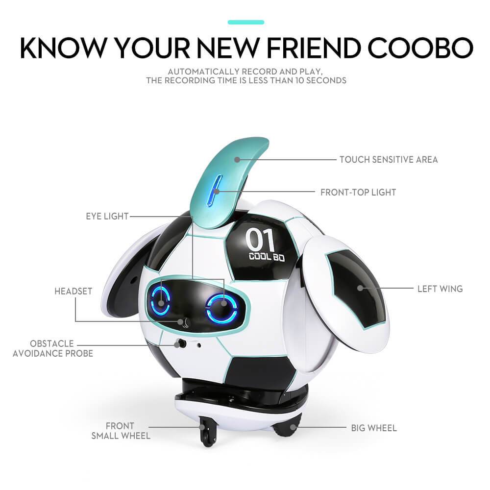 Intelligent Dialogue Toy Voice Recognition Control Robot Gesture Induction Obstacle Detective Deformation Soccer Toy