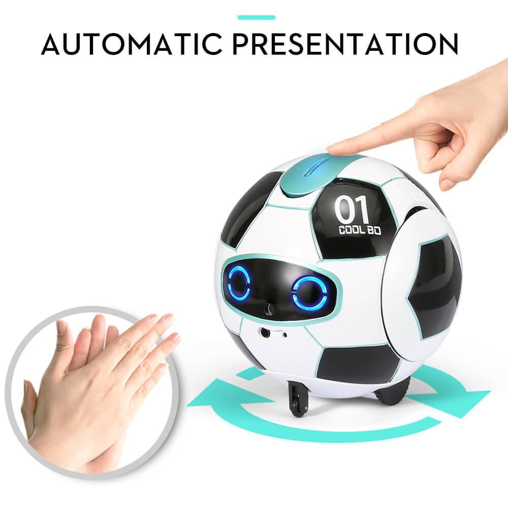 Intelligent Dialogue Toy Voice Recognition Control Robot Gesture Induction Obstacle Detective Deformation Soccer Toy