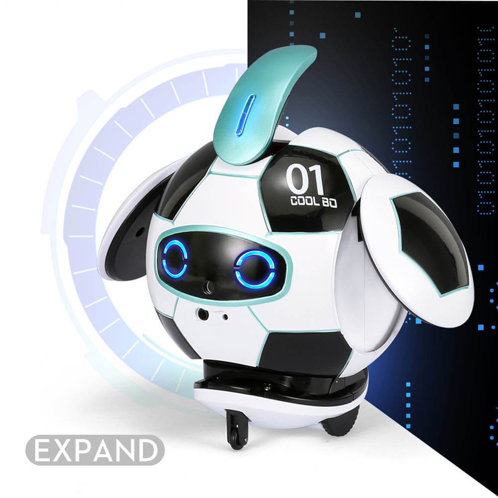 Intelligent Dialogue Toy Voice Recognition Control Robot Gesture Induction Obstacle Detective Deformation Soccer Toy