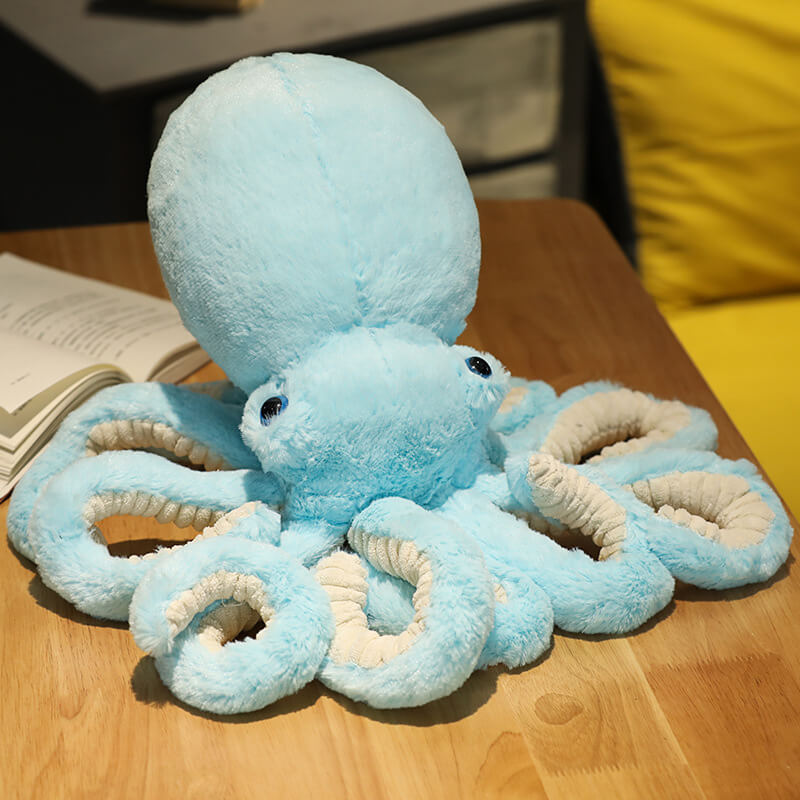 Giant Octopus Stuffed Animal Plush Toy 25.4"/35.1" Large Soft Fluffy Plushy Octopus for Boys Girls