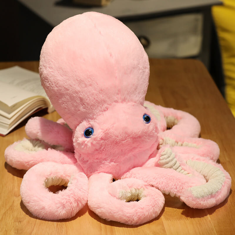 Giant Octopus Stuffed Animal Plush Toy 25.4"/35.1" Large Soft Fluffy Plushy Octopus for Boys Girls