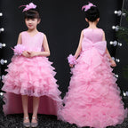 Little Girl Pageant Dresses Fancy Wedding Party Prom Dresses