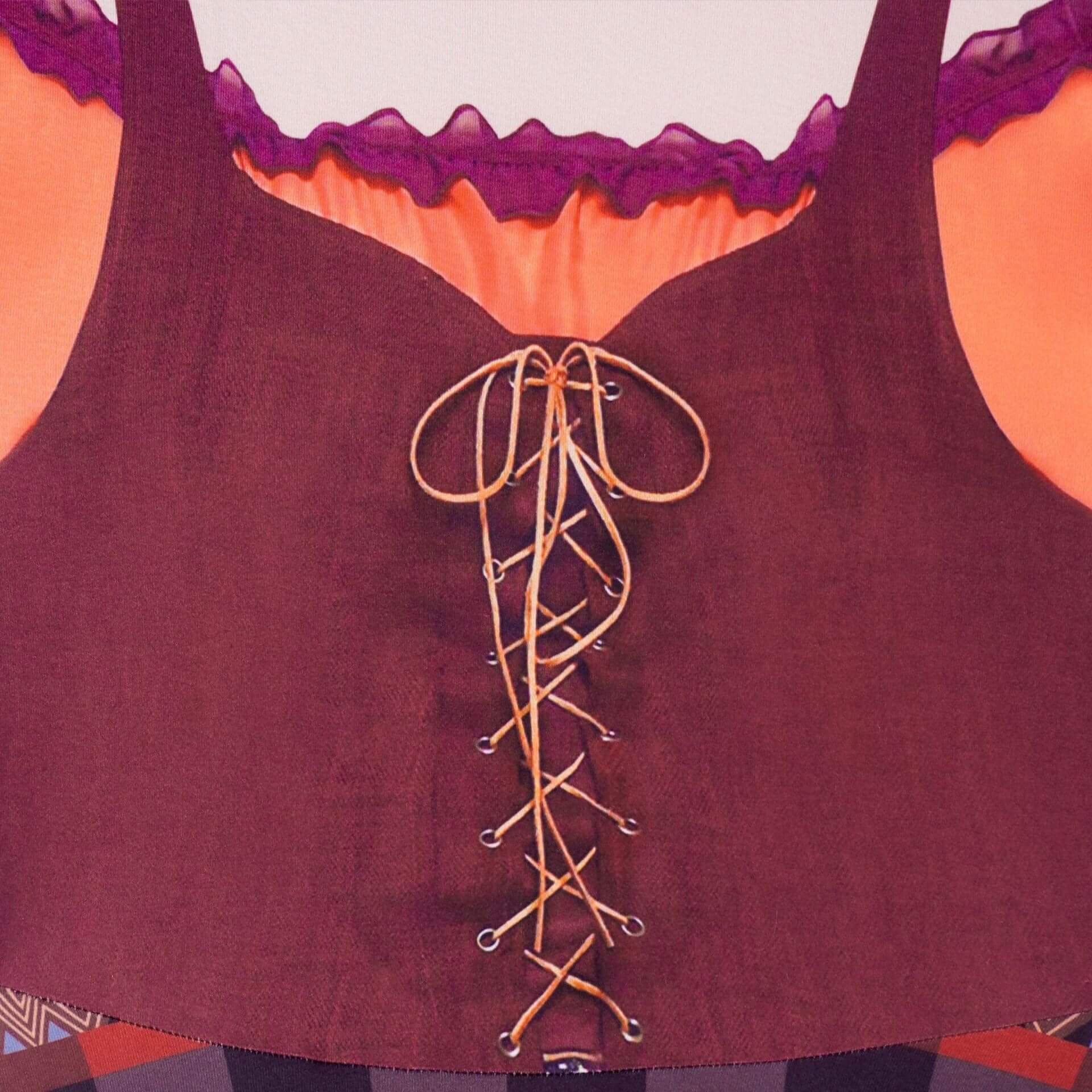 Kids Mary Sanderson Costume Girls Hocus Pocus Cosplay Dress Up for Halloween Carnival 3-10Y