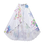 Kids Mirabel Cosplay Dress Puff Sleeve High Waist Cosplay Outfit Party Costume