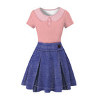 Girls Turning Red Dress Meilin Cosplay Costume for Age 2-10