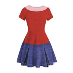 Girls Turning Red Dress Meilin Cosplay Costume for Age 2-10