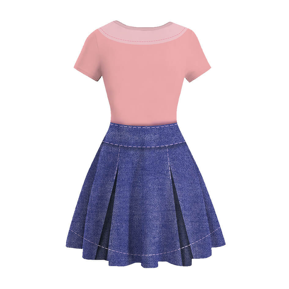 Girls Turning Red Dress Meilin Cosplay Costume for Age 2-10
