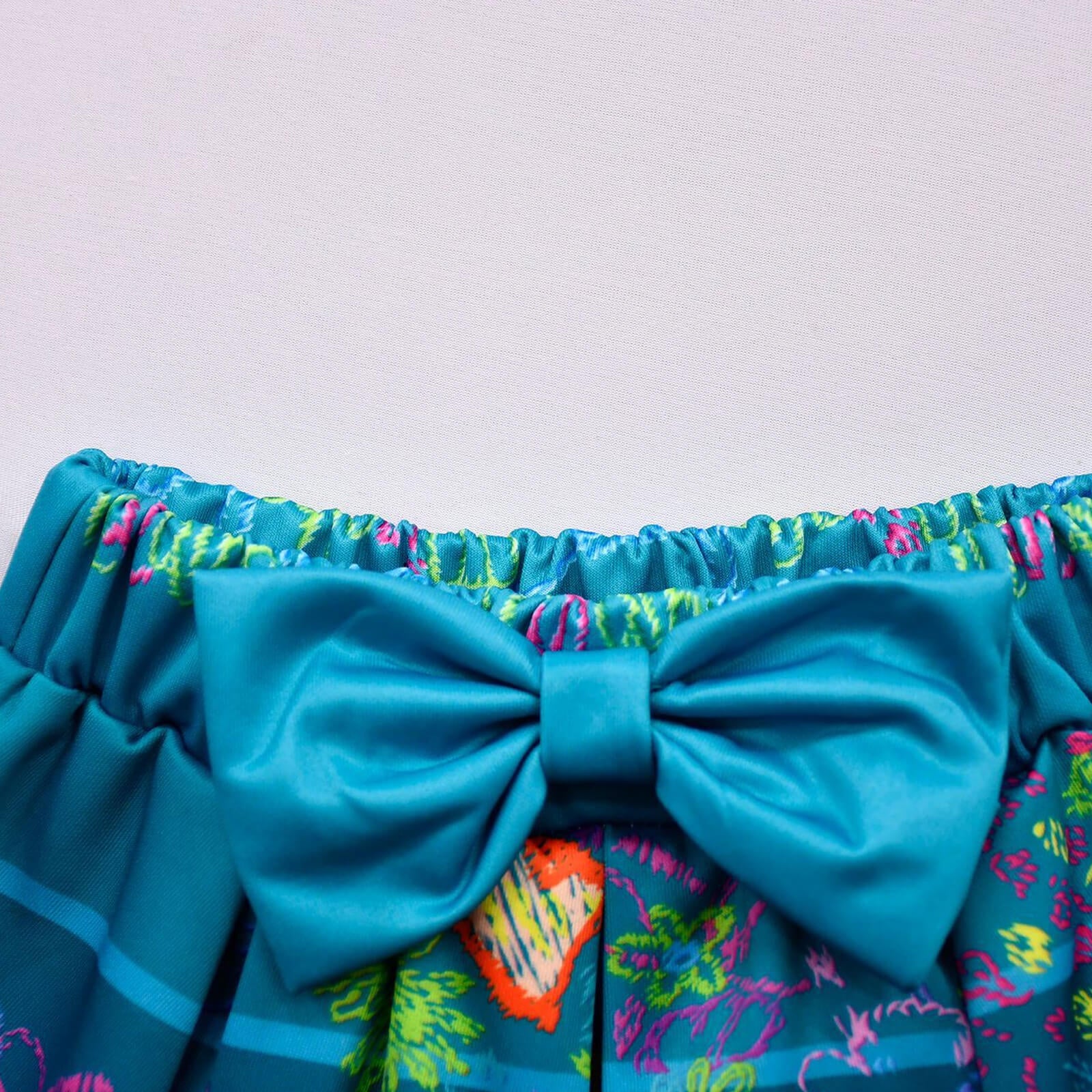 Mirabel Cosplay Costume T-shirt and Skirt with Bag For Girls Age 3 and UP