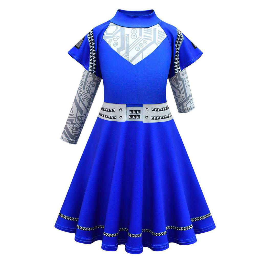 Girls Alien Dress Halloween Costume Alien Dress Bag for Cosplay Carnival