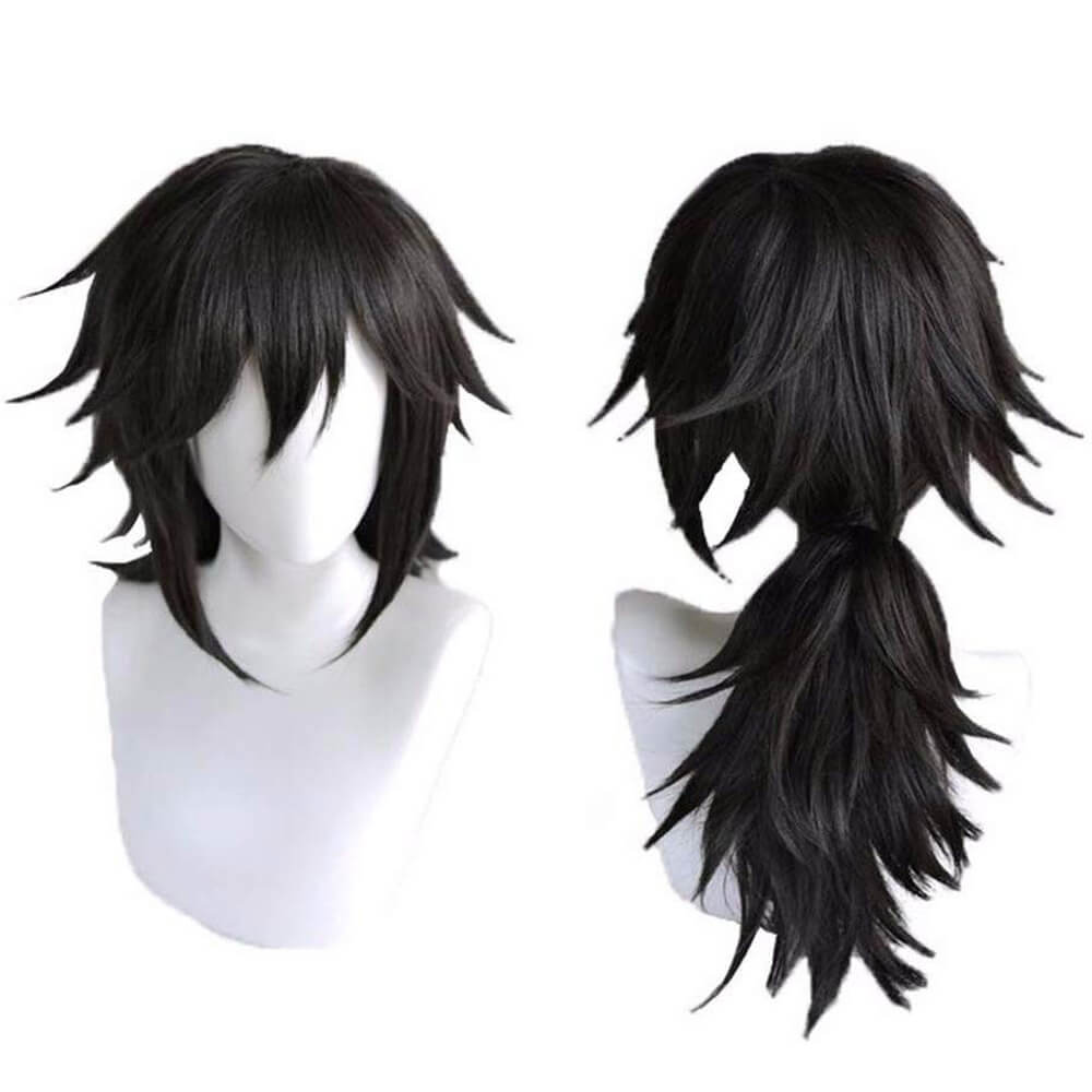 Nezuko Tanjiro Wig Cosplay Wig of Kyojuro Shinobu Zenitsu Giyu Mitsuri Kanao