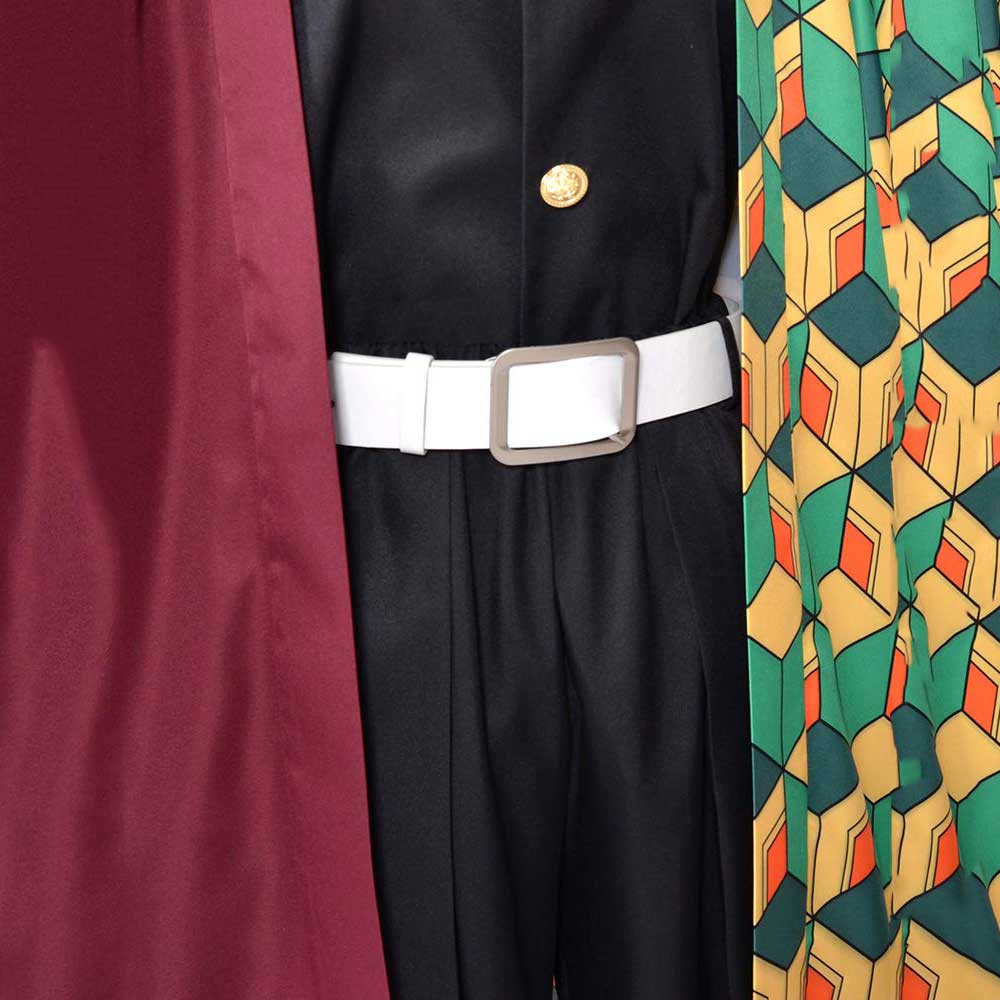 Giyuu Costume Halloween Giyuu Cosplay Outfit Full Set For Kids and Adult