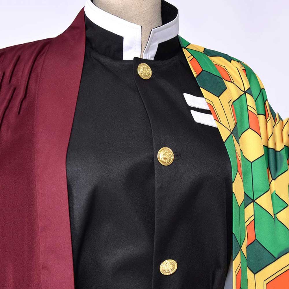 Giyuu Costume Halloween Giyuu Cosplay Outfit Full Set For Kids and Adult