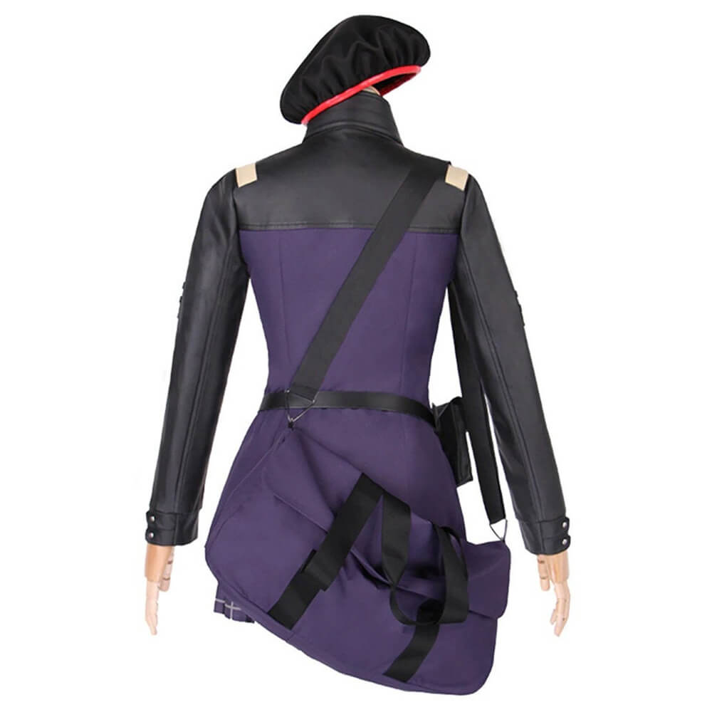 Youth Adult Girls Frontline HK-416 Costume Women's Suit with Hat Halloween Carnival Outfit