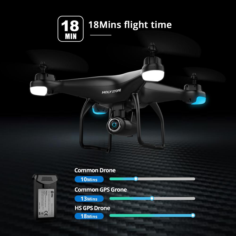 HS120D Drone 1080P 2K Full HD Camera Follow Me GPS FPV Remote Control Quadcopter
