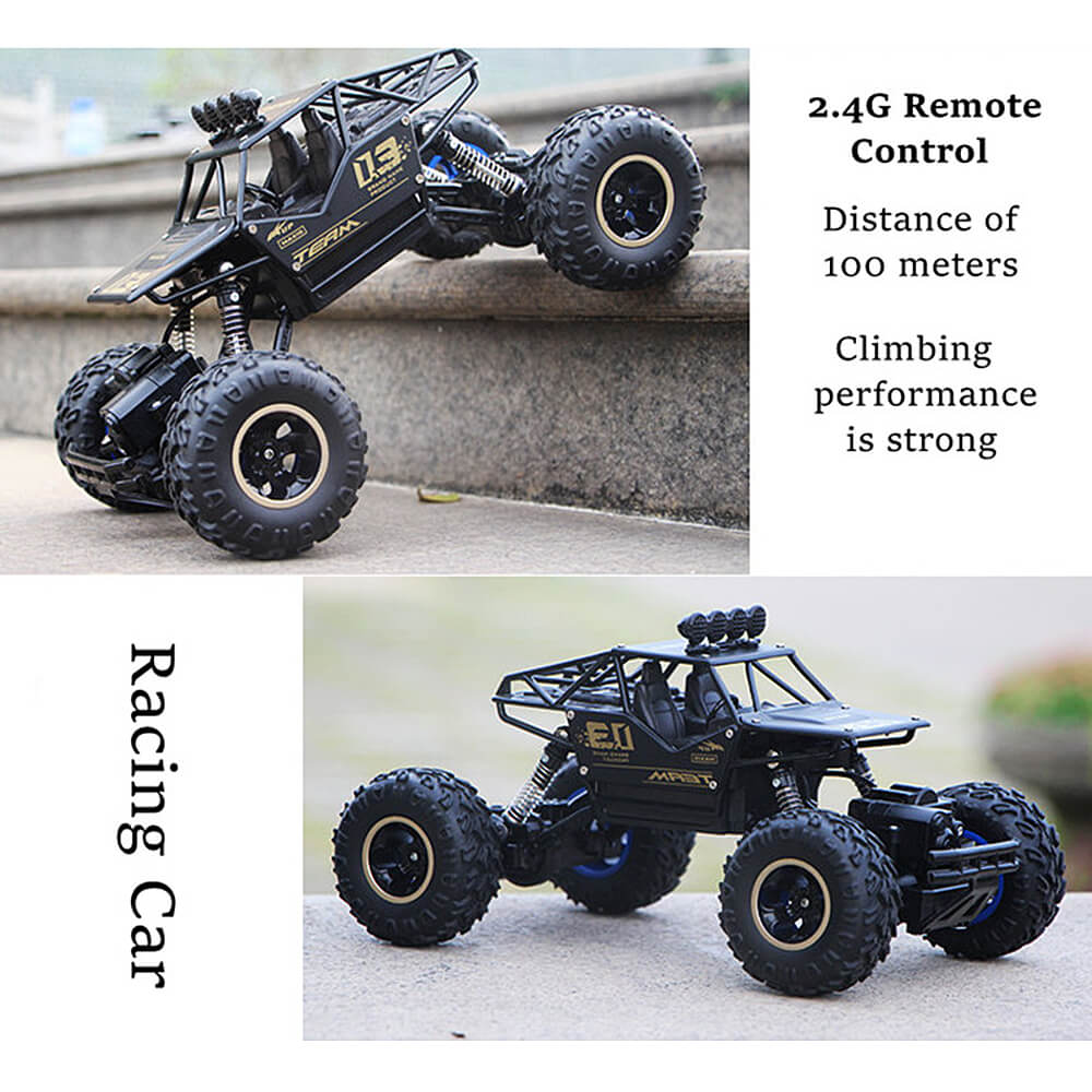 Kids Fast Remote Control Truck Off-Road Rock Crawler Racing Car