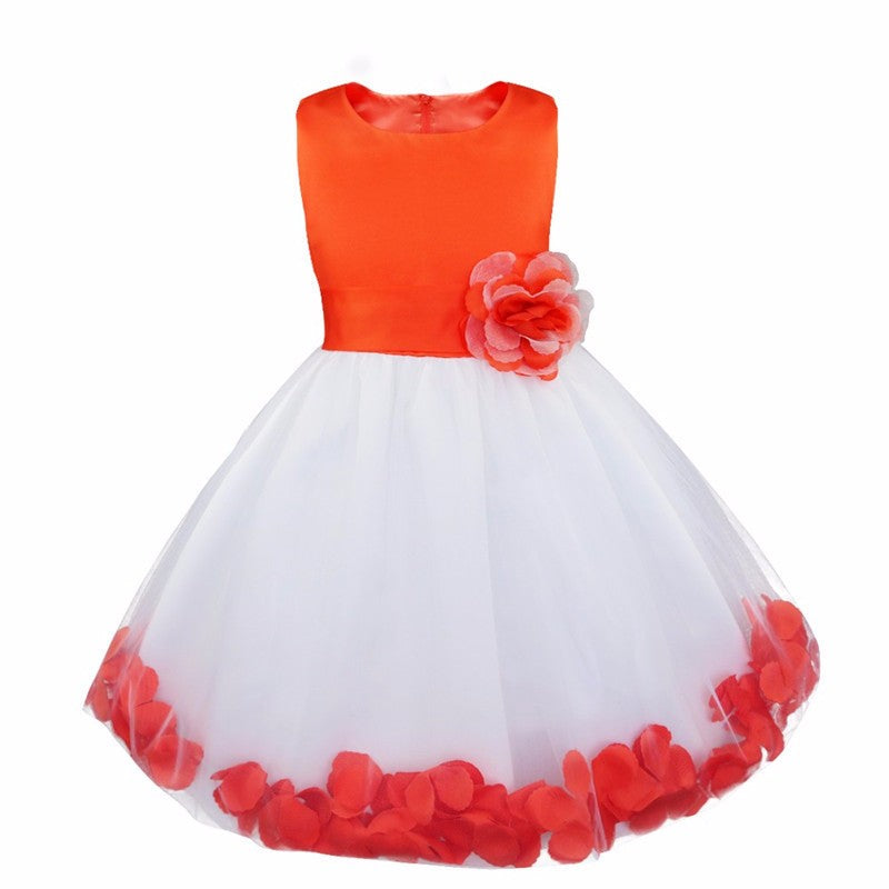 Toddler Flower Girl Dresses Little Girls Wedding Birthday Summer Party Dress