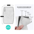 Reusable Face Masks 3D Washable Comfortable for Halloween Suprise
