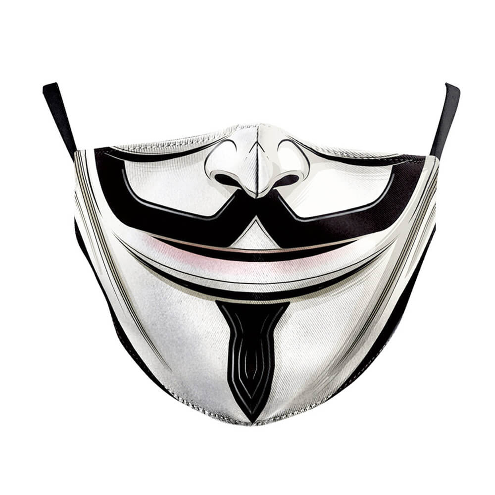Reusable Face Masks 3D Washable Comfortable for Halloween Suprise