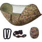 Camping Hammock with Mosquito Net Lightweight Portable Hammock for Outside, Travel, Backpacking