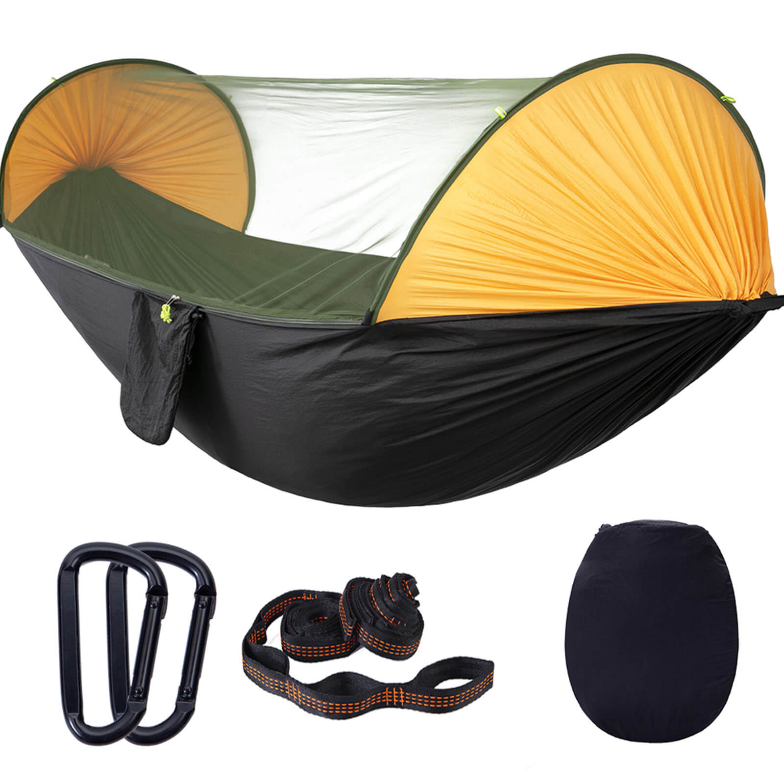 Camping Hammock with Mosquito Net Lightweight Portable Hammock for Outside, Travel, Backpacking