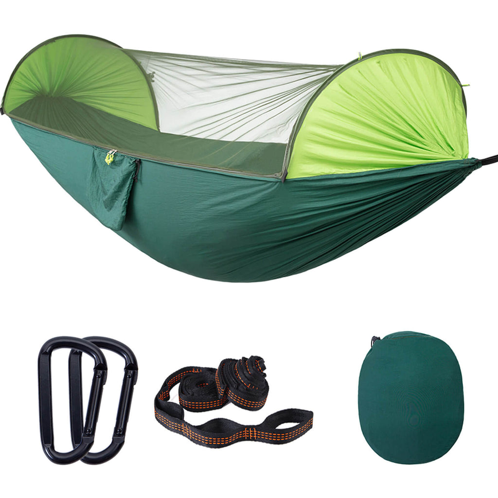 Camping Hammock with Mosquito Net Lightweight Portable Hammock for Outside, Travel, Backpacking