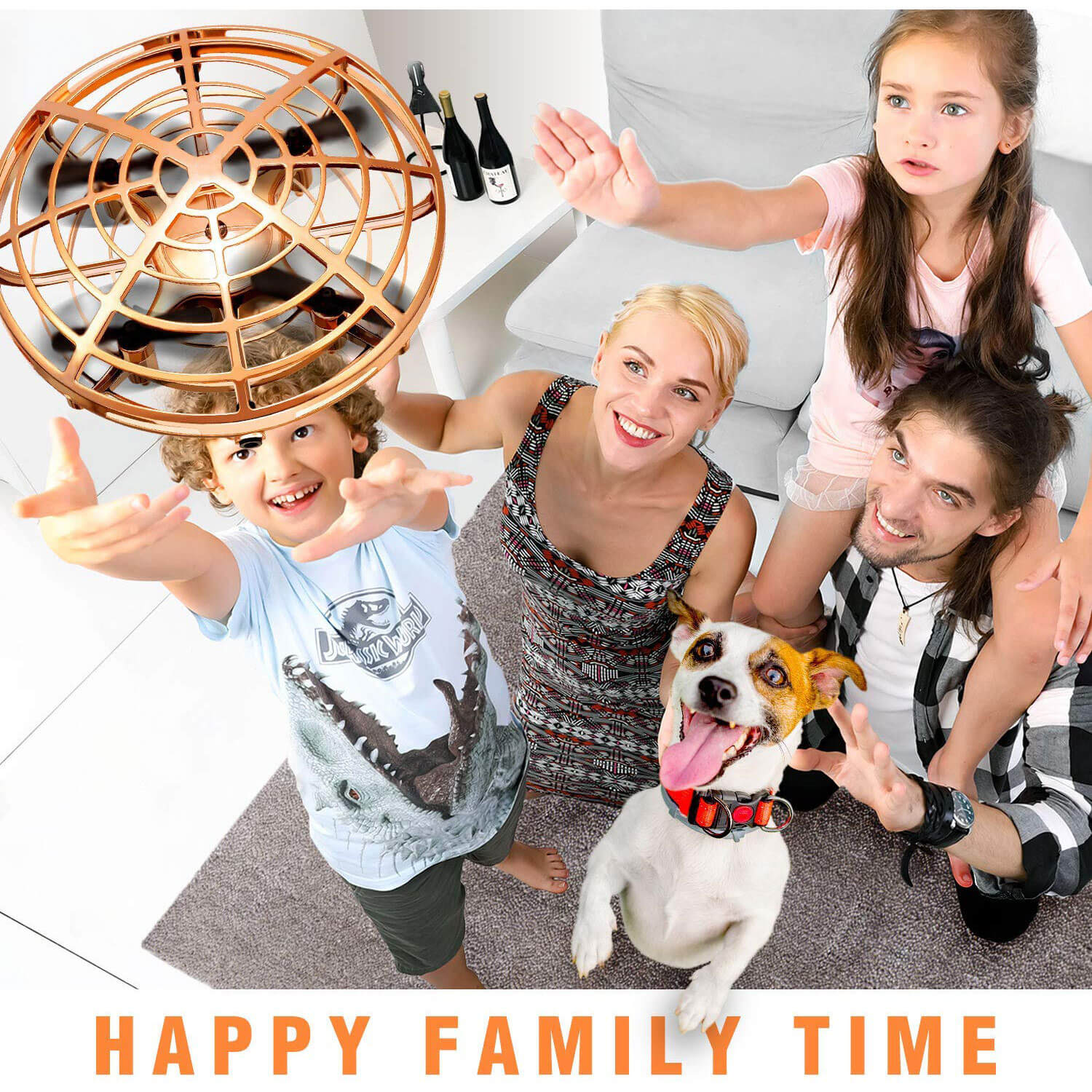 Hand Operated Drones for Kids Hands-Free Mini Drone Helicopter Flying Ball Drone Toys