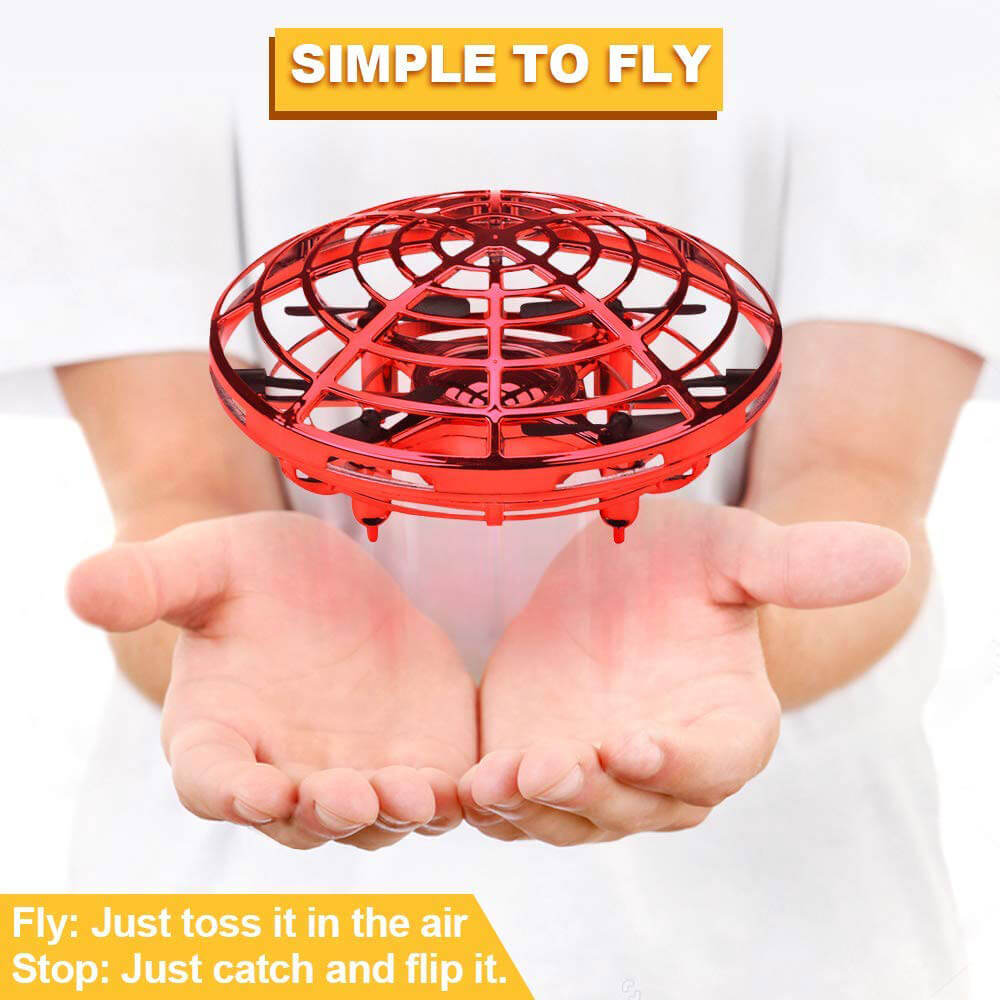 Hand Operated Drones for Kids Hands-Free Mini Drone Helicopter Flying Ball Drone Toys