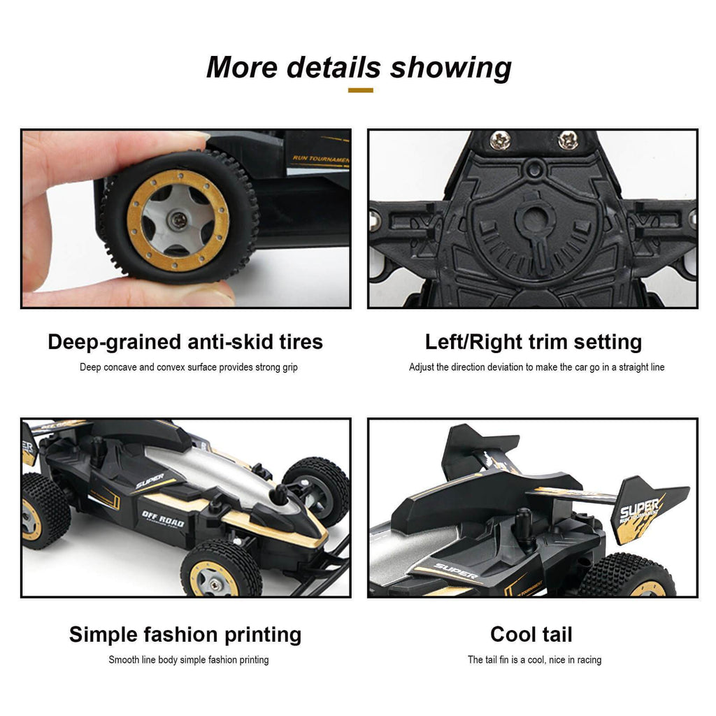 High Speed 1:20 Remote Control Car Off-road Fast Outdoor RC Toy Gift for Kids