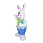 6 FT High Easter Inflatable Bunny Easter Blow up Yard Decorations for Indoor Outdoor Garden Lawn Holiday Party Decor