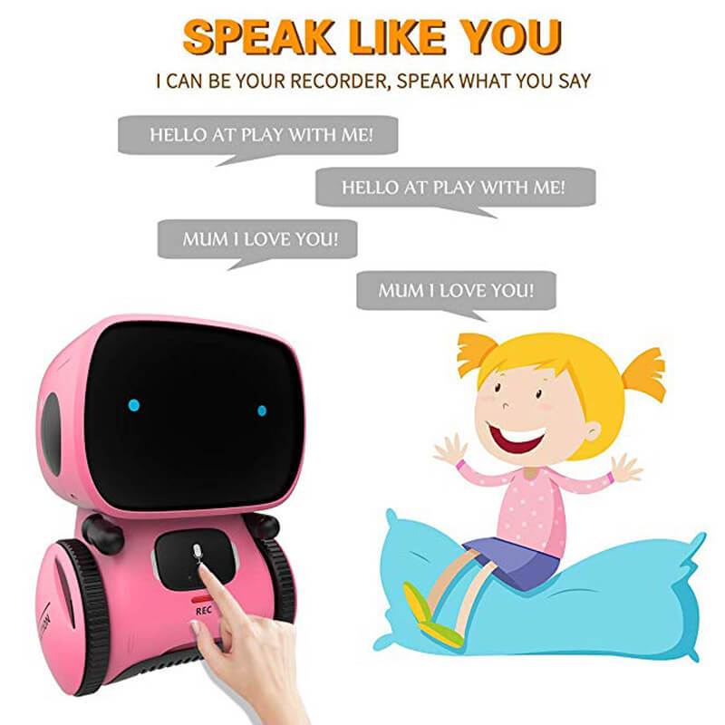 Newest Intelligent Induction Robot Voice Interactive Early Educational RC Speech Recognition Toy