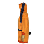 Teens Runa Yomotsuki Hoodie Bunny Ears Orange Jacket with Socks for Women Cosplay