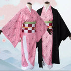 Adult Demon Cosplay Costumes Nezuko Tanjiro Shinobu Mitsuri Cosplay Full Set