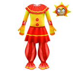 Kids Sundrop and Moondrop Costume FNAF Jumpsuit and Helmet Set for Halloween Cosplay