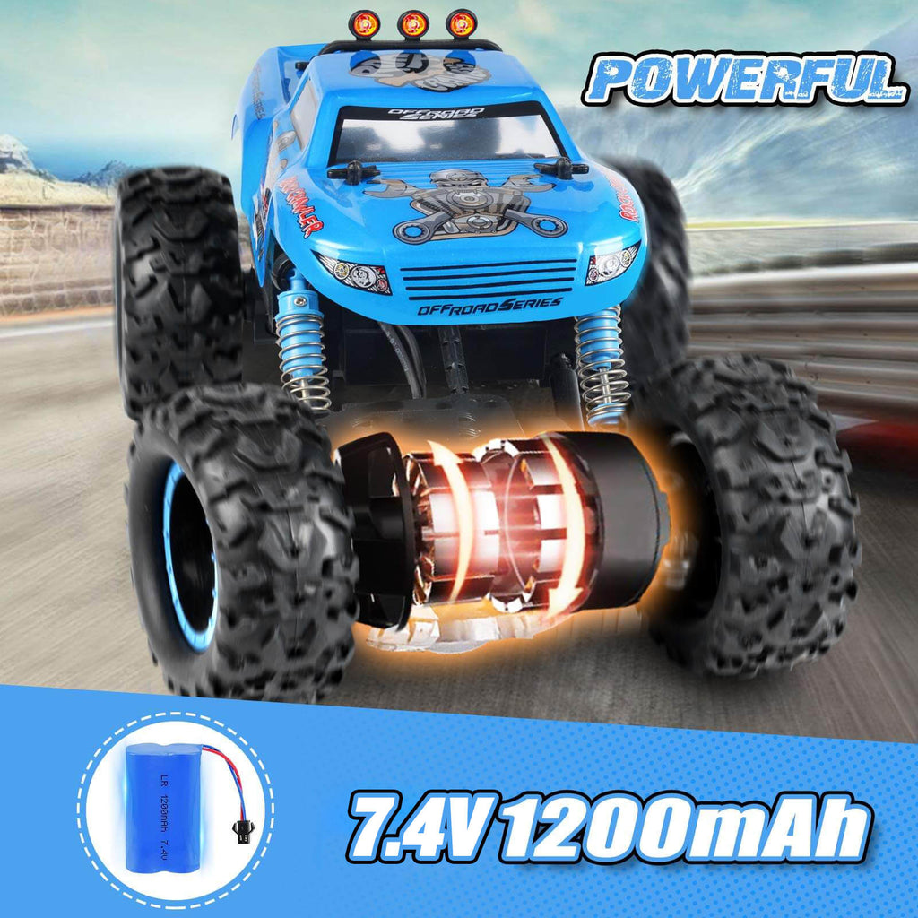 1/12 RC Monster Truck 4WD Remote Control Truck Off Road Rock Crawlers All Terrain Climbing Car