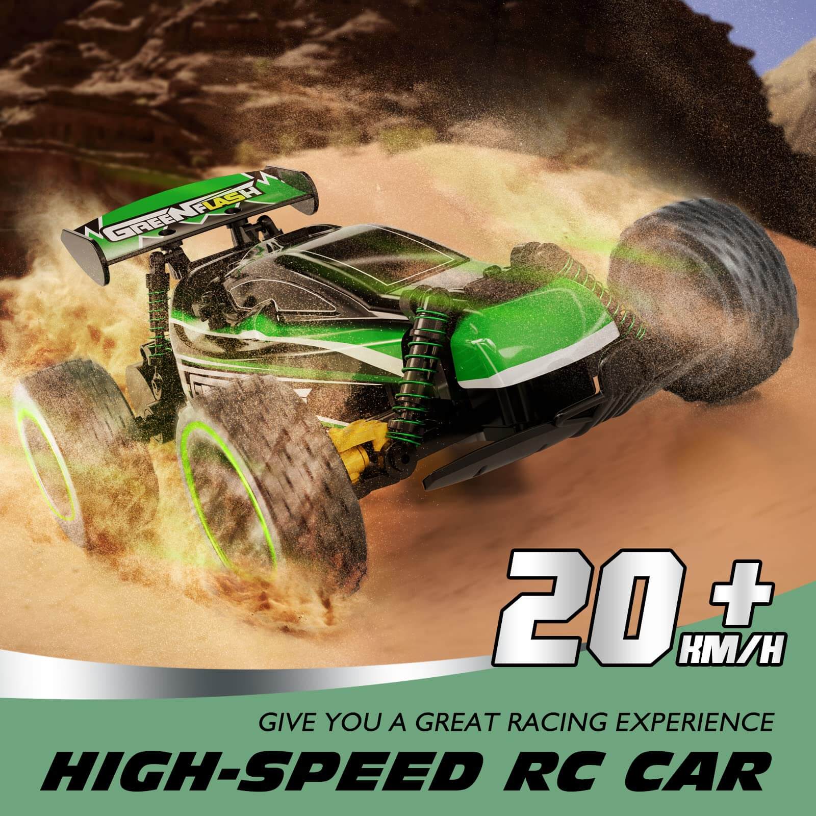 High Speed RC Racing Car 2.4Ghz Remote Control Car for Boys & Girls Best Gift for Kids