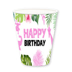 Kids Wild One Party Tableware Set Toddler 1st Animal Theme Birthday Disposable Tableware for Boys and Girls
