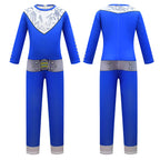 Kids Alien Costume Haloween Cosplay Jumpsuit Gloves Bag Full Set