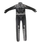 Kids Marc Spector Cosplay Outfit Jumpsuit Cloak 2pcs Costume for Halloween Carnival (4-8 Years)