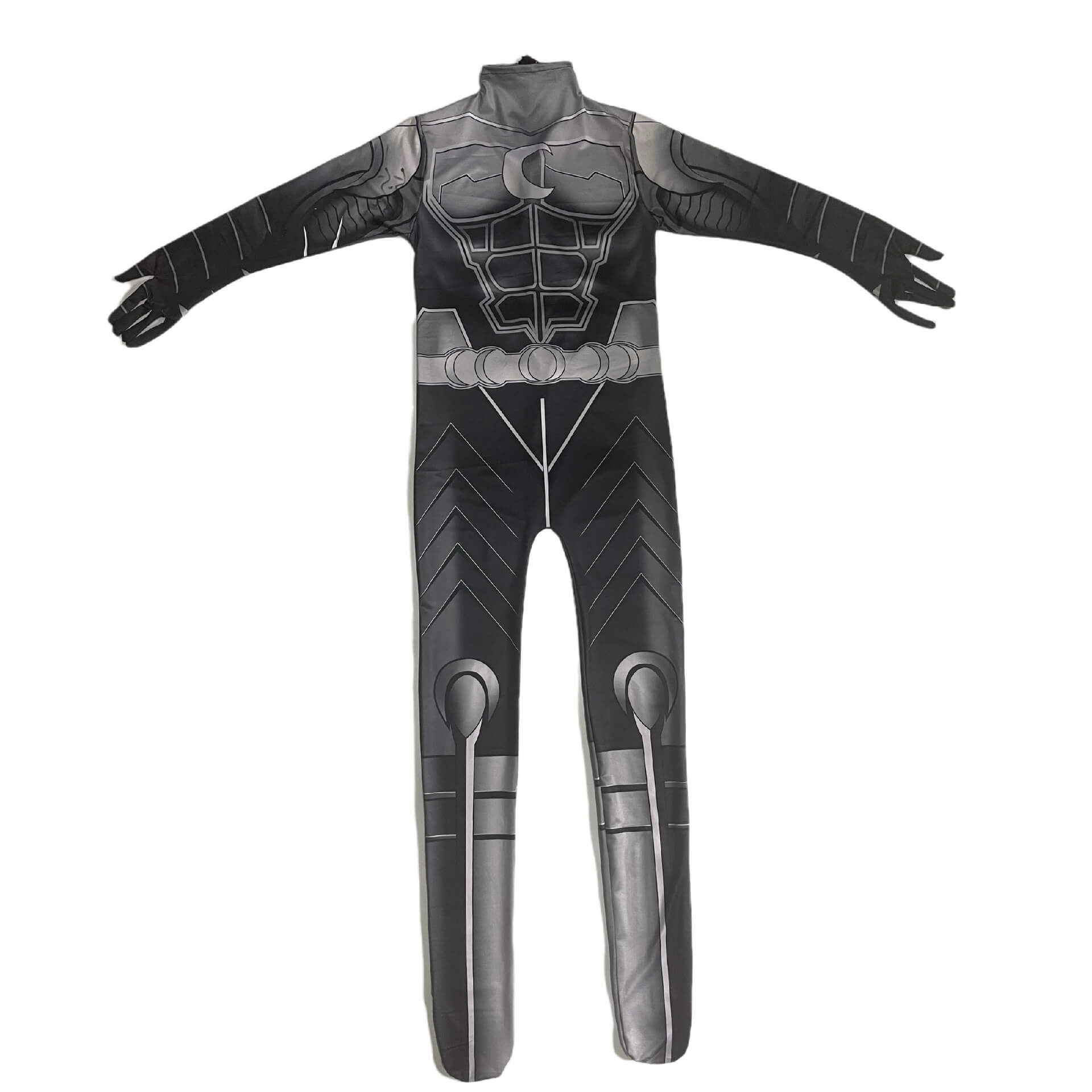 Kids Marc Spector Cosplay Outfit Jumpsuit Cloak 2pcs Costume for Halloween Carnival (4-8 Years)